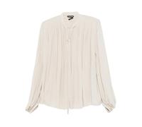 Tom Ford - Camicetta con fiocco plissettato - - Blouses & Shirts - Donna - Bianco - S