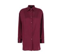 Tom Ford - Camicia Bordeaux in Seta Stretch Colletto Classico - - Blouses & Shirts - Donna - Rosso - L