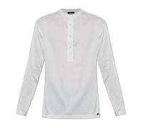 Tom Ford - Camicia in Seta con Mezza Abbottonatura - - Tops - Uomo - Bianco - M