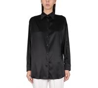 Tom Ford - Camicia Relaxed Fit in Raso di Seta Stretch - - Blouses & Shirts - Donna - Nero - M