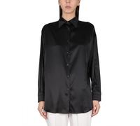 Tom Ford - Camicia Relaxed Fit in Raso di Seta Stretch - - Blouses & Shirts - Donna - Nero - M