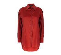 Tom Ford - Camicia Relaxed Fit in Raso di Seta Stretch - - Blouses & Shirts - Donna - Rosso - S