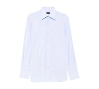 Tom Ford - Camicia Slim Fit in Popeline - - Shirts - Uomo - Blu - 2XL