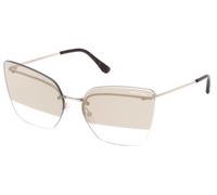 Tom Ford Camilla-02 Ft 0682 Occhiali Da Sole Donna Acciaio Farfalla Marrone 63mm