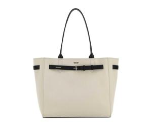 Tom Ford - Canvas + Leather Trims Medium Tote - - Bags - Donna - Bianco - ONE SIZE