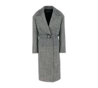 Tom Ford - Cappotto Patchwork in Lana - - Coats - Donna - Grigio - S