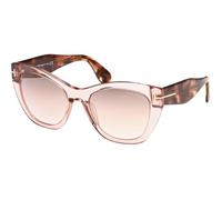 Tom Ford Cara Ft 0940 Occhiali Da Sole Unisex Rosa Cat-eye Marrone 56mm