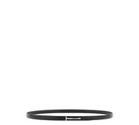 Tom Ford - Cintura Slim T in Pelle a Grana Morbida - - Accessories - Uomo - Nero - 100 CM