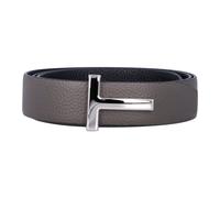 Tom Ford - Cintura T reversibile 30 M - - Accessories - Uomo - Grigio - 105 CM