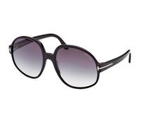 Tom Ford Claude-02 Ft 0991 Occhiali Da Sole Donna Nero Oversize Grigio 61mm