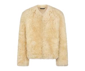 Tom Ford - Collarless Shearling Jacket - - Jackets - Donna - Bianco - S