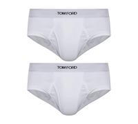 Tom Ford - Confezione da due slip in cotone con logo - - Underwear - Uomo - Bianco - 2XL