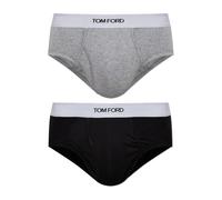 Tom Ford - Confezione da due slip in cotone con logo - - Underwear - Uomo - Multicolore - M