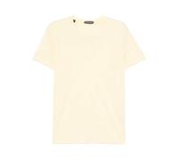 Tom Ford - Cotton/Silk T-Shirt - - Tops - Uomo - Giallo - 2XL