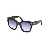 TOM FORD Donna FT0613 BEATRIX-02 01W Occhiali da sole Acetato Nero Blu Geometrica Normale
