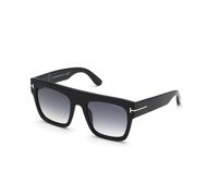 TOM FORD Donna FT0847 RENEE 01B Occhiali da sole Acetato Nero Grigio Squadrata Normale Sfumato