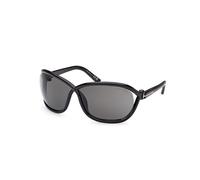 TOM FORD Donna FT1069 FERNANDA 01A Occhiali da sole Iniettato Nero Grigio Farfalla Normale