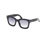 TOM FORD Donna FT1115 LEIGH-02 01B Occhiali da sole Acetato Nero Grigio Squadrata Normale Sfumato
