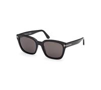 TOM FORD Donna FT1216 HAYLAY 01A Occhiali da sole Acetato Nero Fumo Squadrata Normale
