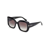 TOM FORD Donna FT1220 CARLA-02 01B Occhiali da sole Acetato Nero Fumo Squadrata Normale