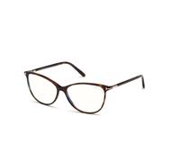 TOM FORD Donna FT5616-B 052 Montature da vista Acetato Havana Squadrata Normale Anti luce blu - per PC