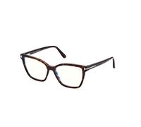 TOM FORD Donna FT5812-B 52 Montature da vista Acetato Havana Farfalla Normale