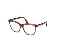 TOM FORD Donna FT6042-B 69 Montature da vista Acetato Bordeaux Farfalla Normale