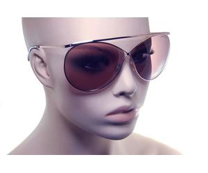 Tom Ford Donna Occhiali Stevie TF761 28Y Metallo Oversize Farfalla Oro Rosa