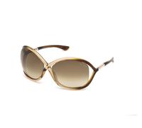 TOM FORD Donna TOM FORD FT0009 WHITNEY 74F Occhiali da sole Iniettato Rosa Marrone Geometrica Normale Sfumato