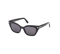 TOM FORD Donna TOM FORD FT1031 JULIETTE 01A Occhiali da sole Acetato Nero Grigio Cat Eye Normale