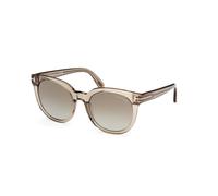 TOM FORD Donna TOM FORD FT1109 MOIRA 45G Occhiali da sole Acetato Marrone Marrone Farfalla Normale Sfumato