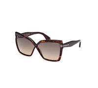 TOM FORD Donna TOM FORD FT1195 FIORE 52B Occhiali da sole Acetato Farfalla Normale