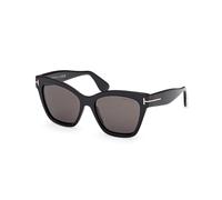 TOM FORD Donna TOM FORD FT1217 ELVIRA 01A Occhiali da sole Acetato Nero Fumo Farfalla Normale