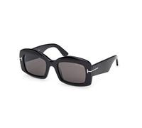 Tom Ford Venetia FT1218 01A, Nero, Plastic, Donne occhiali da sole 53