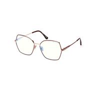 TOM FORD Donna TOM FORD FT5876-B 028 Montature da vista Metallo Oro Farfalla Normale
