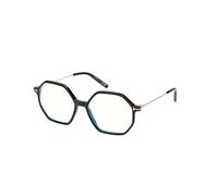 TOM FORD Donna TOM FORD FT5952-B 001 Montature da vista Acetato Nero Geometrica Normale