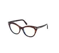 TOM FORD Donna TOM FORD FT6091-B 052 Montature da vista Acetato Havana Cat Eye Normale
