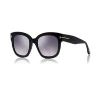 TOM FORD Donna FT0613 BEATRIX-02 01C Occhiali da sole Acetato Nero Grigio Geometrica Normale Specchiato