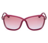 Tom Ford Fernanda Ft 1069 Occhiali Da Sole Donna Rosso Geometrico Rosso 68mm