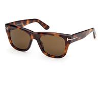Tom Ford Finn 02 FT1304 53E, Avana, Plastic, Uomini occhiali da sole 53