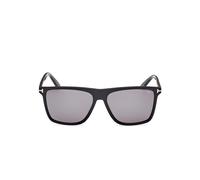 Tom Ford Fletcher Ft 0832 Occhiali Da Sole Unisex Nero Geometrico Grigio 59mm Polarizzato