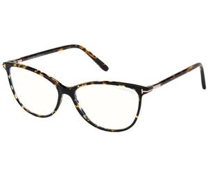 Tom Ford Ft 5616-b Occhiali Da Vista Unisex Avana Cat-eye