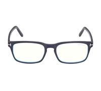 Tom Ford Ft 5938-b Blue Block Occhiali Da Vista Uomo Blu Geometrico