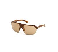 Tom Ford FT0797 55E Men's Sunglasses - Amber Havana Frame, Brown Lenses
