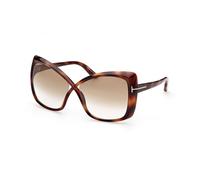 Tom Ford FT0943 53F Women's Sunglasses - Blonde Havana Frame, Brown Gradient Lenses