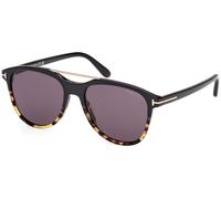 Tom Ford FT1098 DAMIAN-02 C54 05A - Black/Havana / Shiny Black