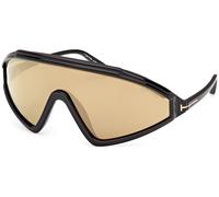 Tom Ford FT1121 LORNA C00 01G - Shiny Black / Shiny Black