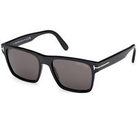 TOM FORD Uomo FT1205 CALDER 01A Occhiali da sole Acetato Nero Fumo Squadrata Normale