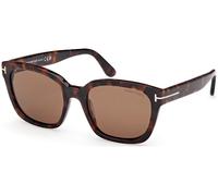 Tom Ford FT1216 HAYLAY C53 52H - Havana oscuro / Havana oscuro