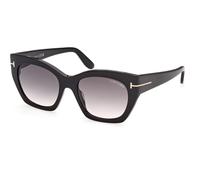 Tom Ford FT1422 01B, Nero, Plastic, Donne occhiali da sole 54